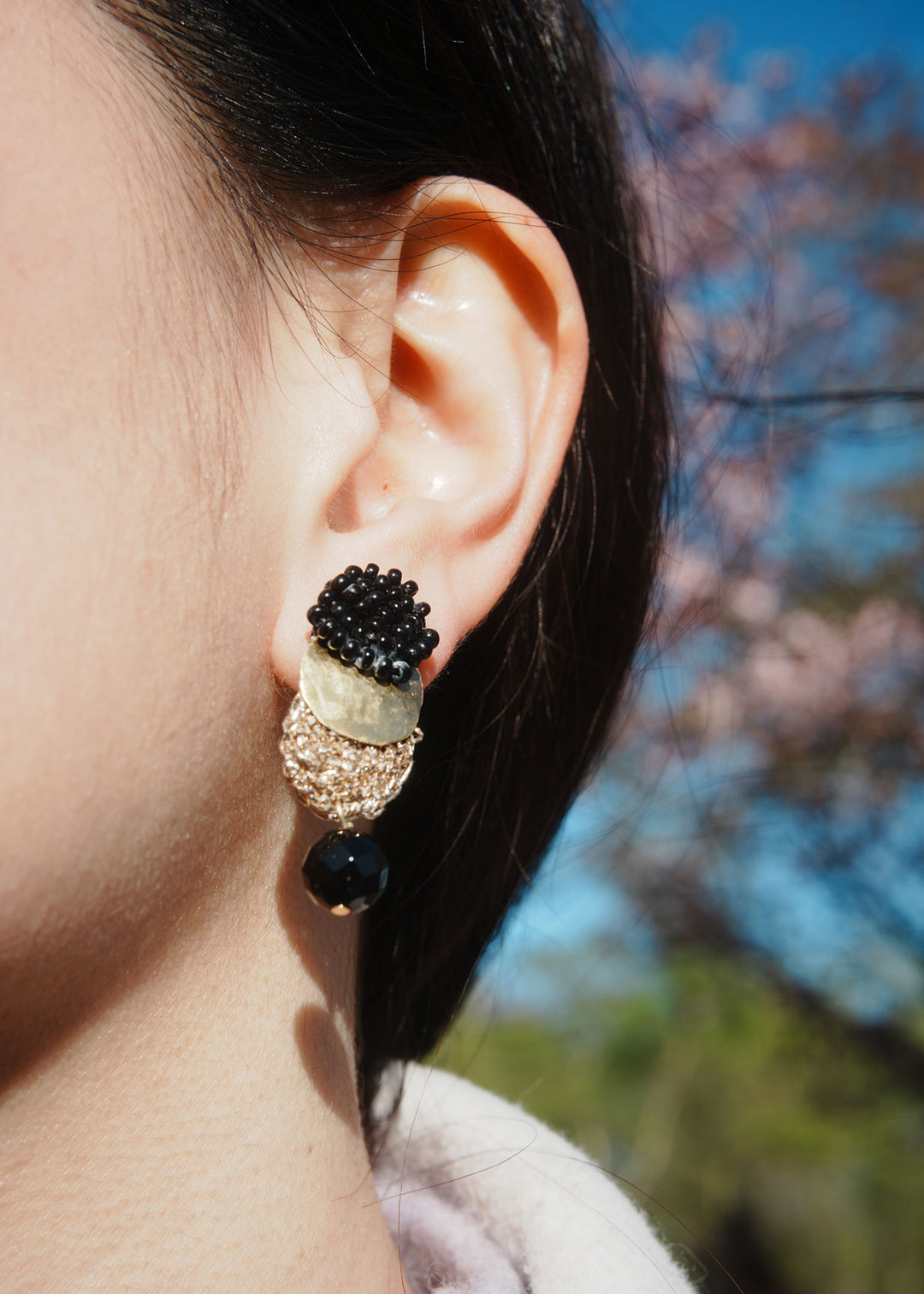 Boucles d'oreilles Pleine Lune