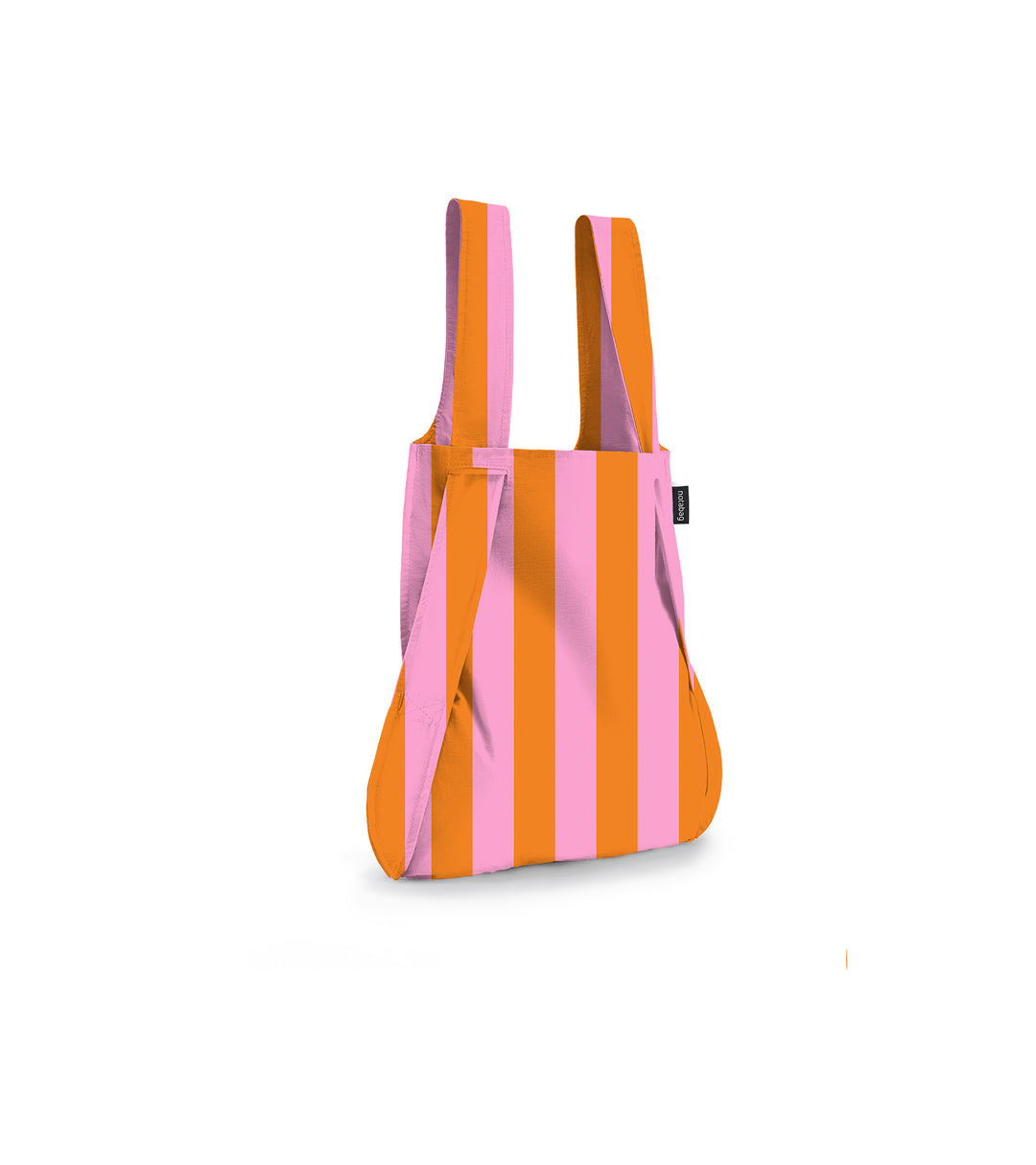 Notabag ✦ Oranje/Roze Strepen
