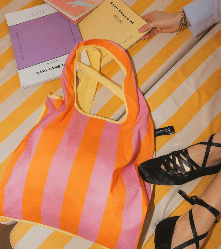 Notabag Tote ✦ Koninklijke strepen
