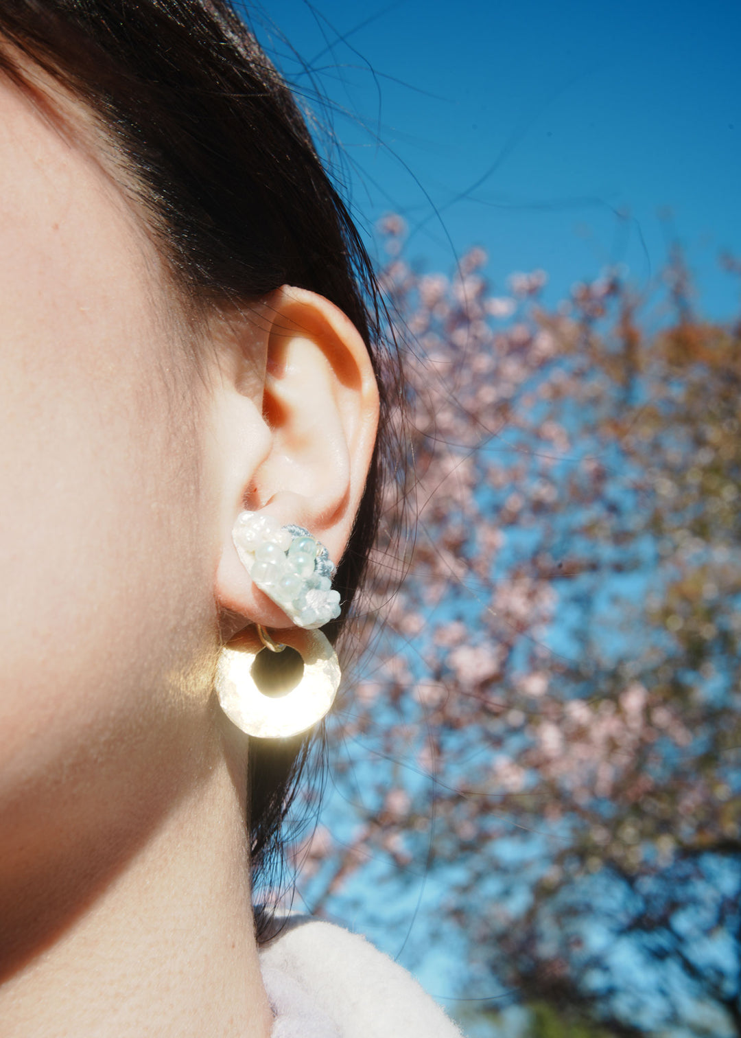 Aura Loops Oorbellen ✦ Ocean Mist