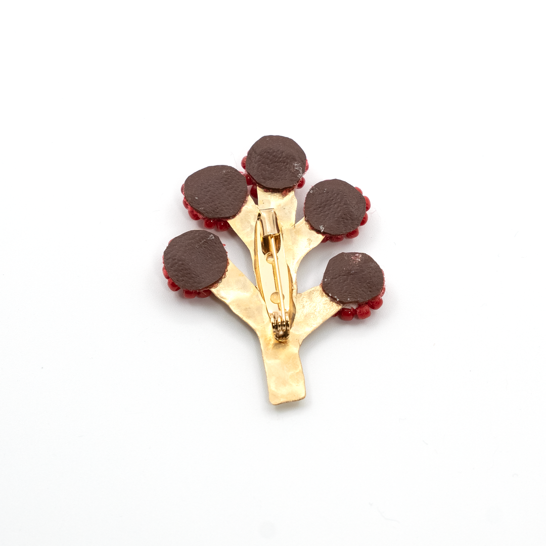 Nut Tree Brooch