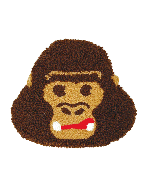 Gorilla face design on a textured surface with 'NEW' label.