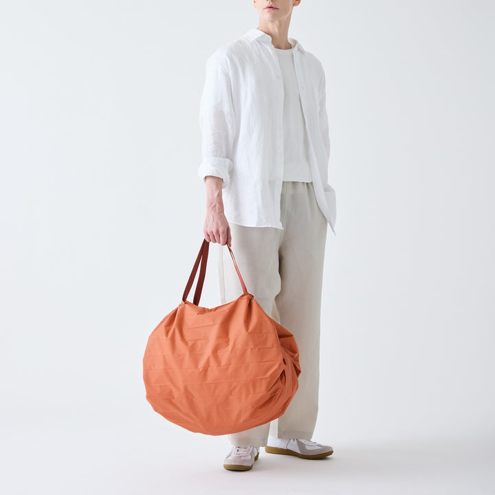 Shupatto Foldable Compact Bag L 40 L | Brick Brown