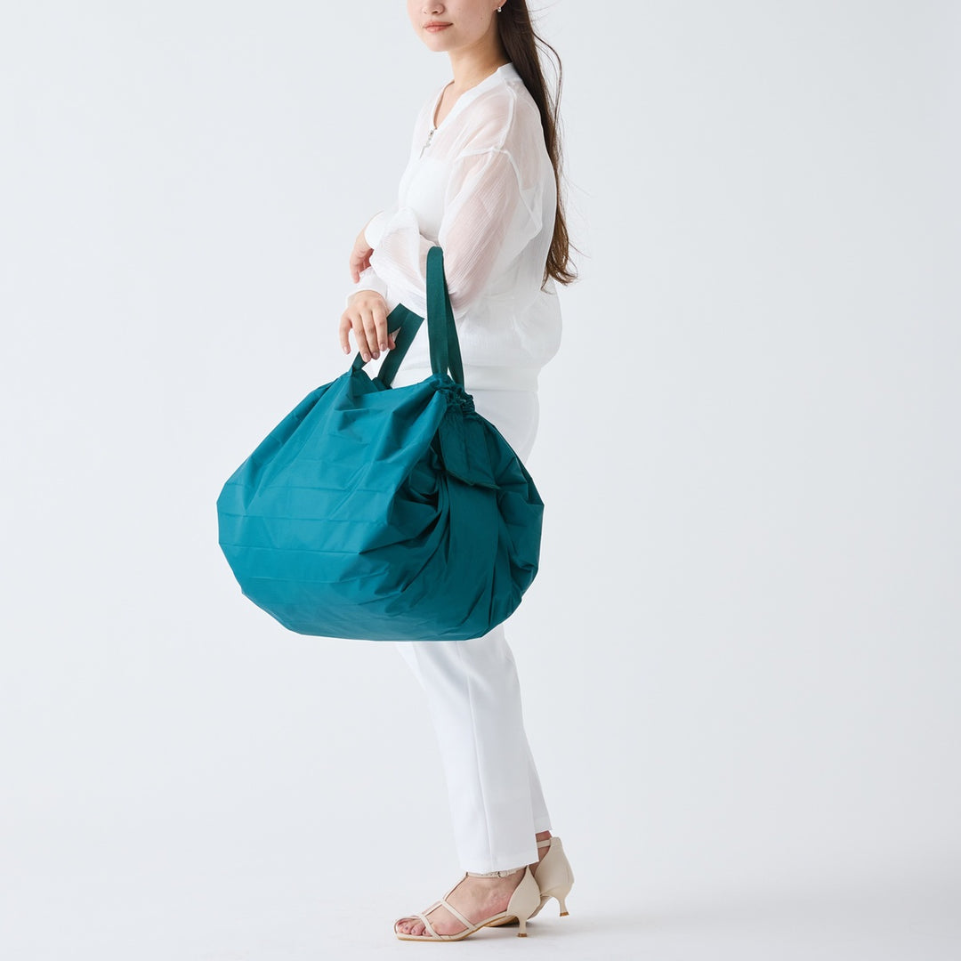 Shupatto Foldable Compact Shopping Bag L 40 L | Evergreen