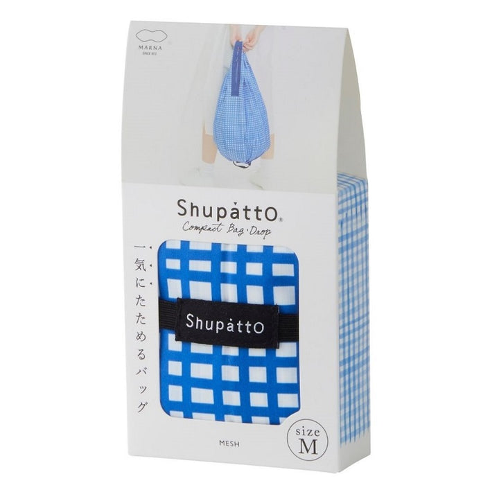 Shupatto Compact Foldable Shopping Bag DROP M 16 L | Mesh