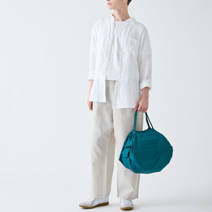 Shupatto Foldable Compact Shopping Bag M 15 L | Evergreen