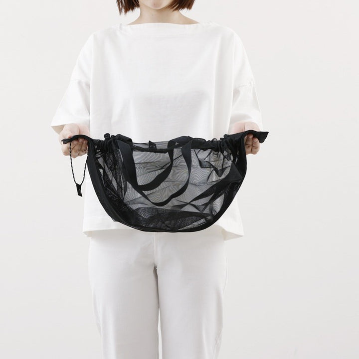 Shupatto Mesh Shopping Bag 25 L | Black