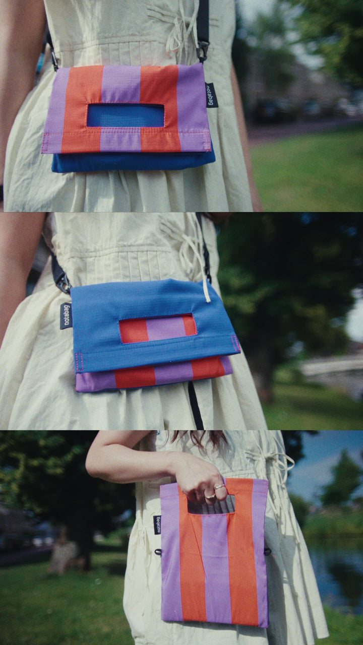 Notabag Crossbody Light ✦ Royal Stripes